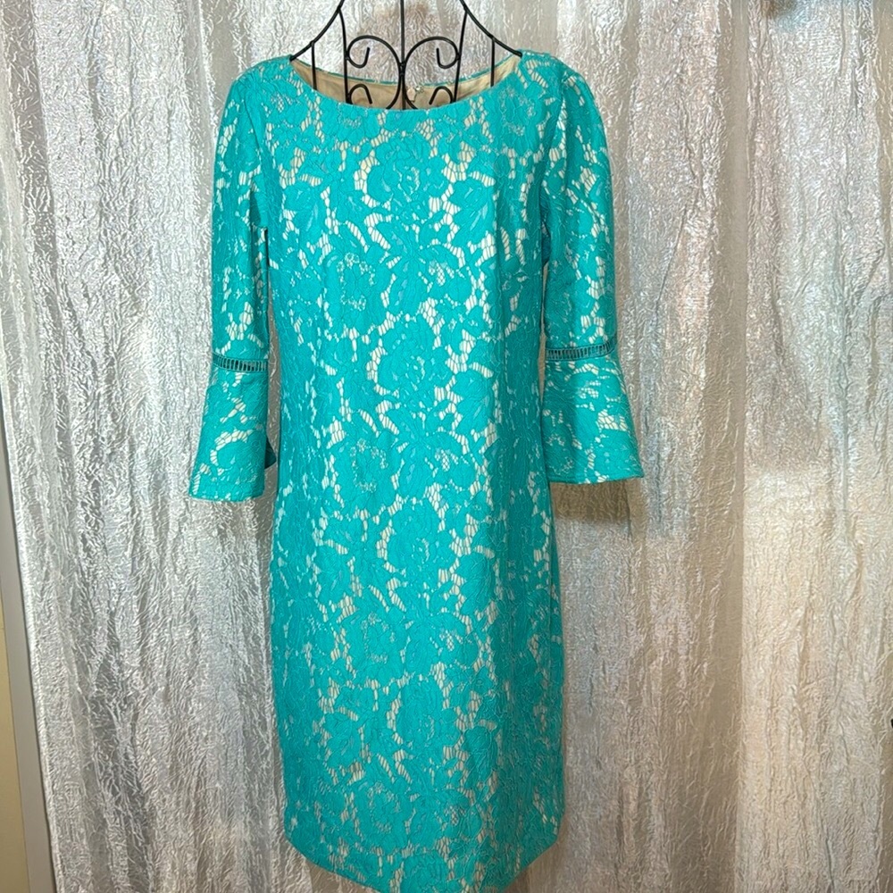 JESSICA HOWARD lace overlay dress